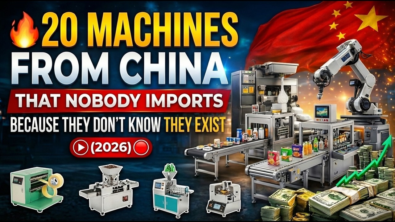 🔥 20 MACHINES that NOBODY imports from CHINA because they do NOT know they EXIST (2026) 🔴