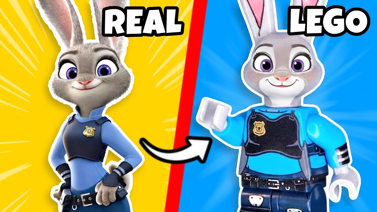 LEGO Zootopia Characters Built by Me 🧱