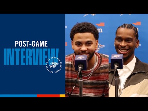 OKC Thunder Full Media Availability | Post Game at Indiana Pacers | October 23, 2025