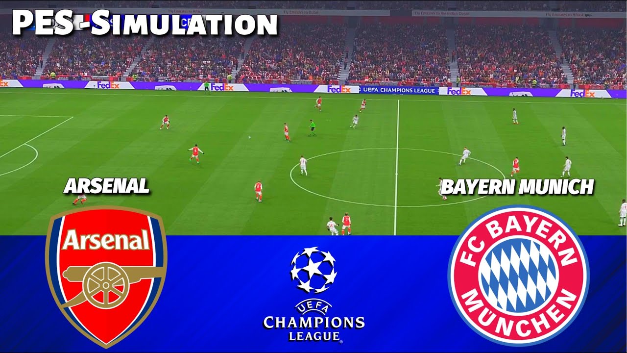 ARSENAL vs BAYERN MUNICH | UEFA Champions League 2025 Simulation
