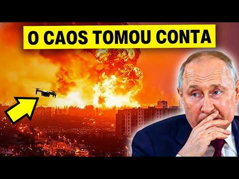 Caos na Rússia! Ucrânia ATINGE EM CHEIO Moscou com Drones