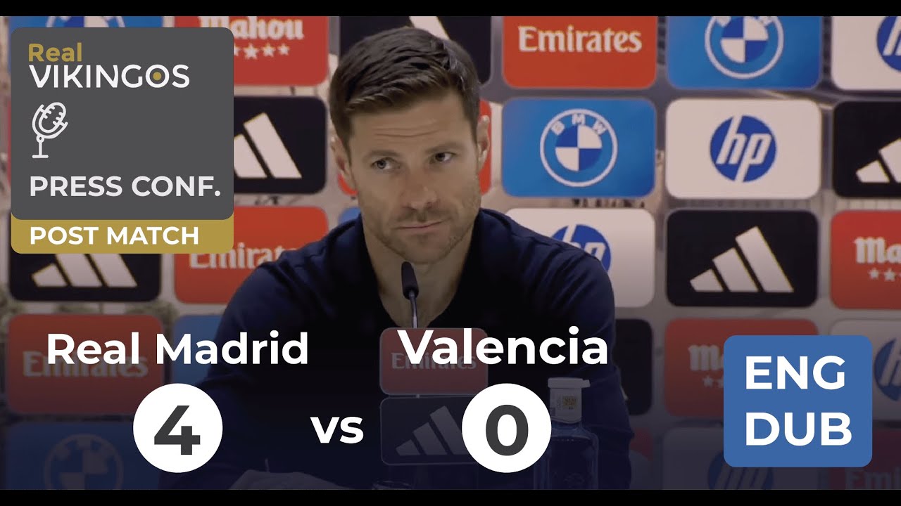 Xabi Alonso Reacts to Real Madrid’s 4-0 Victory Over Valencia ⚽ | La Liga Matchweek 11 Post-Match Conference