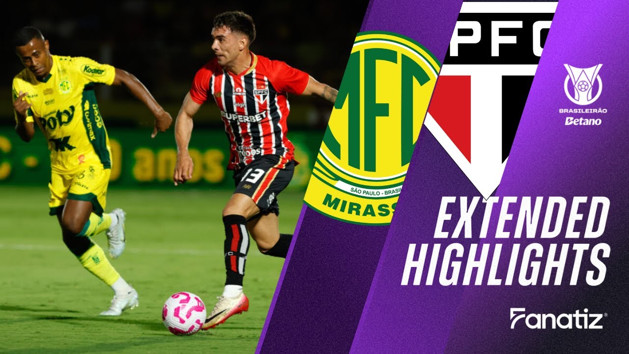 Mirassol Dominates Sao Paulo 3-0 – Exciting Match Highlights ⚽