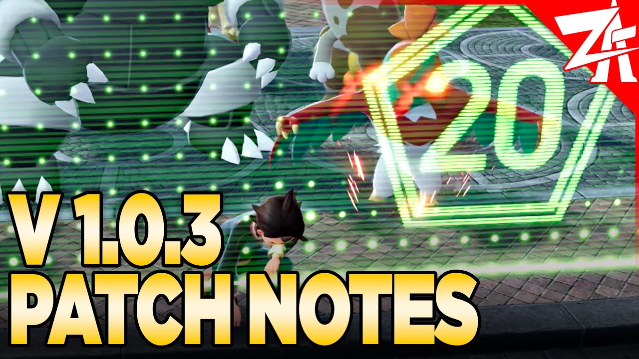 Pokemon Legends Z-A V1.0.3 Patch & Exploit Fixes 🛠️