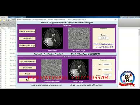 Medical Image Encryption and Decryption | With Source Code | Medical Image Encryption Matlab Code