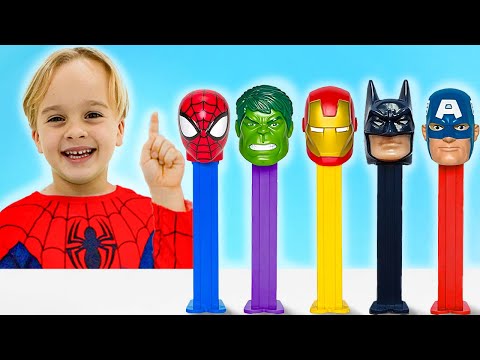 Kids turn into superheroes - Funny toy stories for kids