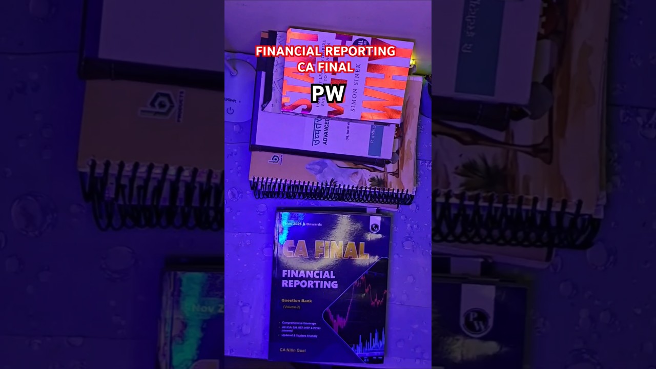 CA Final PW FR Books Unboxing with Nitin Goel Sir 📘