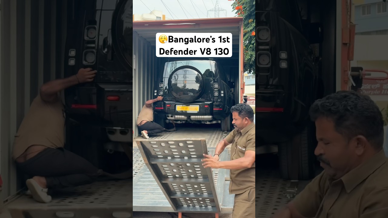 Bangalore's First Defender 130 V8 π