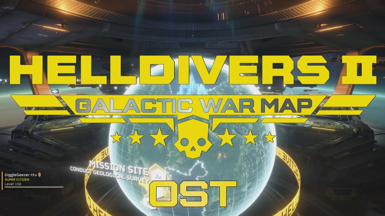 Helldivers 2 OST: Galactic War Map (2hr) 🎶