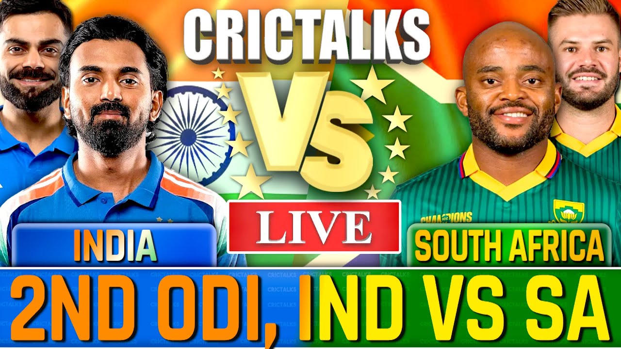 India vs South Africa 2nd ODI Live Scores & Commentary