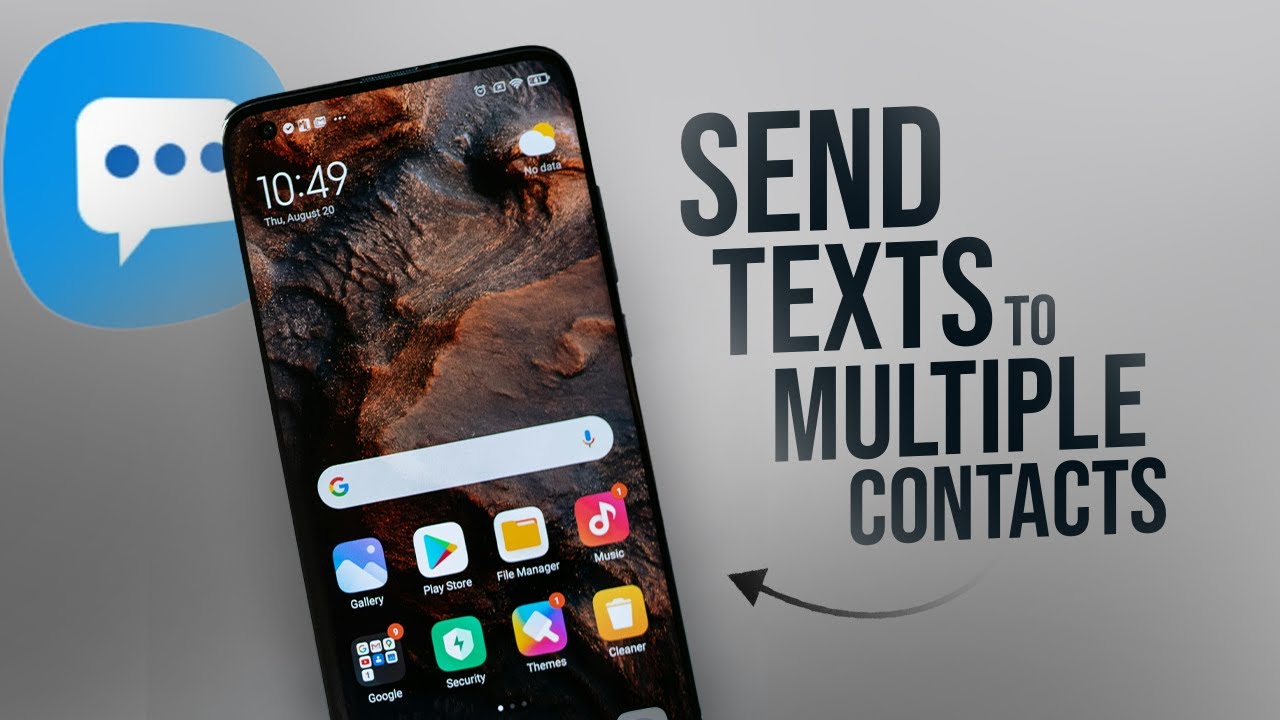Send Texts to Multiple Contacts on Android π±
