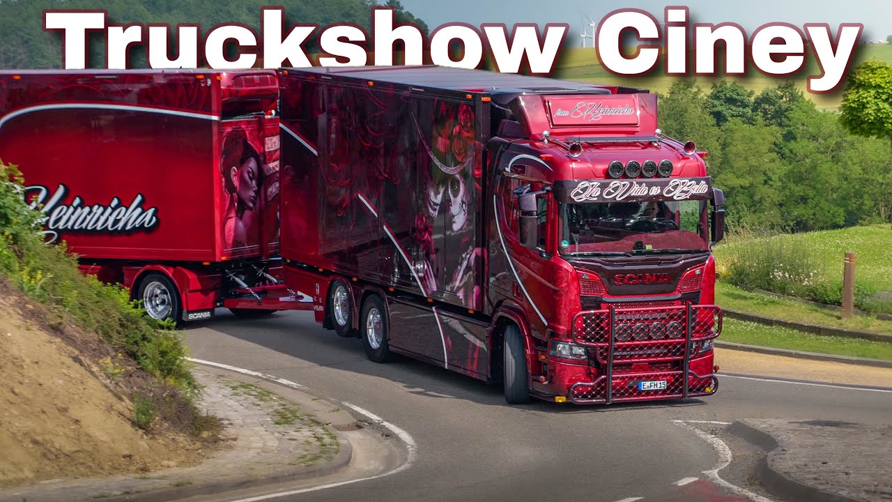 Truckshow Ciney 2025: Scania V8 & Custom Semi Trucks 🚚