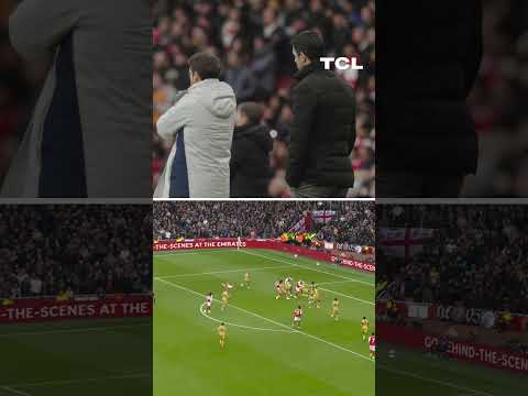 ARTETA WATCHES EZE SCORE WINNING GOAL VERSUS CRYSTAL PALACE!