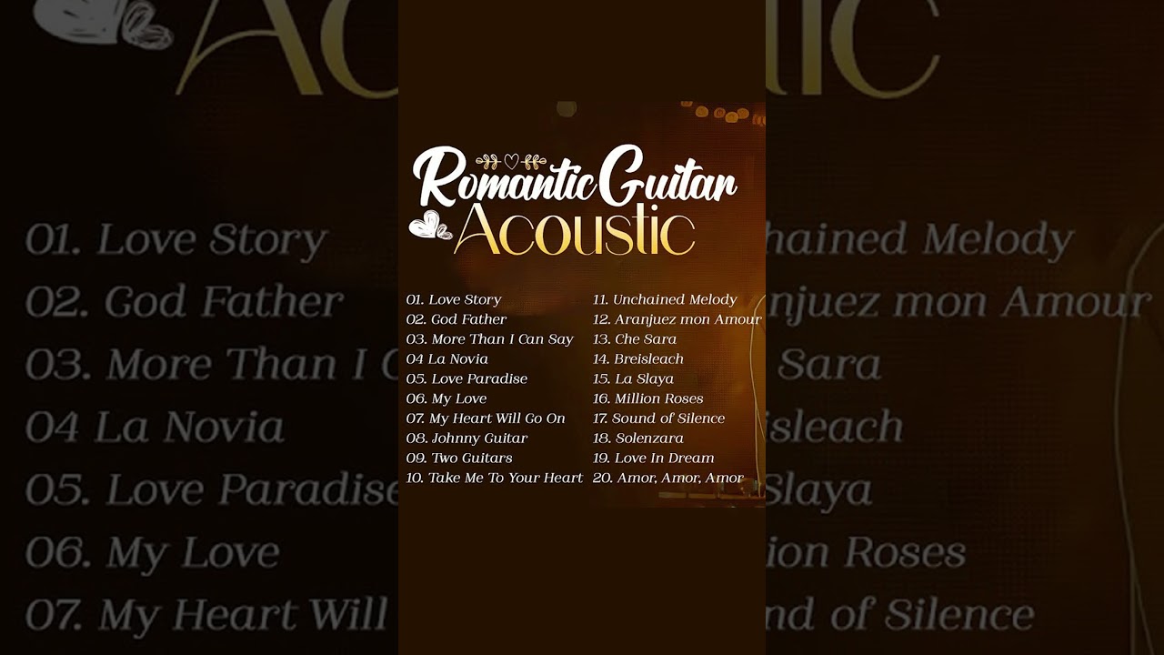 Top 100 Iconic Instrumental Guitar Love Songs of All Time 🎸