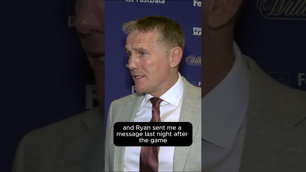 Wrexham Manager Phil Parkinson loves Rob McElhenney and Ryan Reynolds 🫶🫶