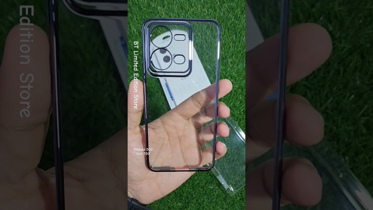 Vivo V25 5G Transparent PC Hard Back Cover 📱