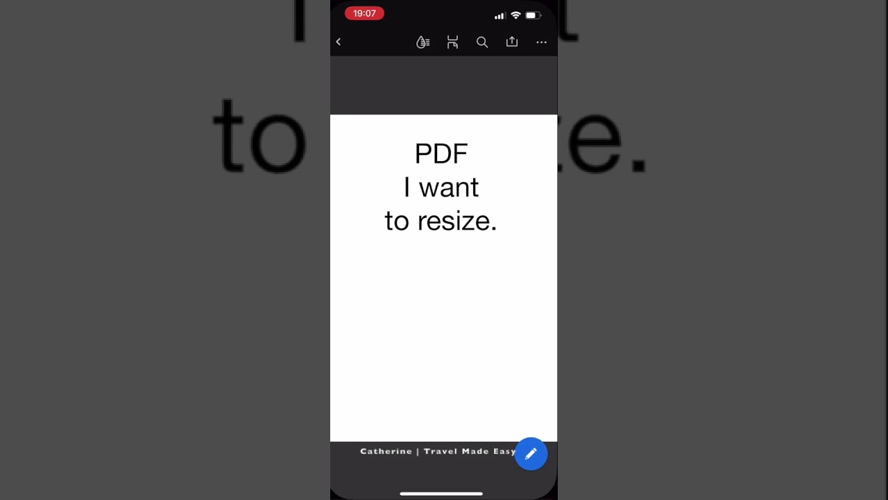 Resize PDFs Easily on iPhone 📱