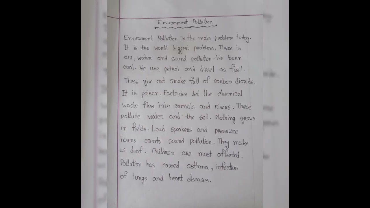 Simple Explanation of Environment Pollution 🌍