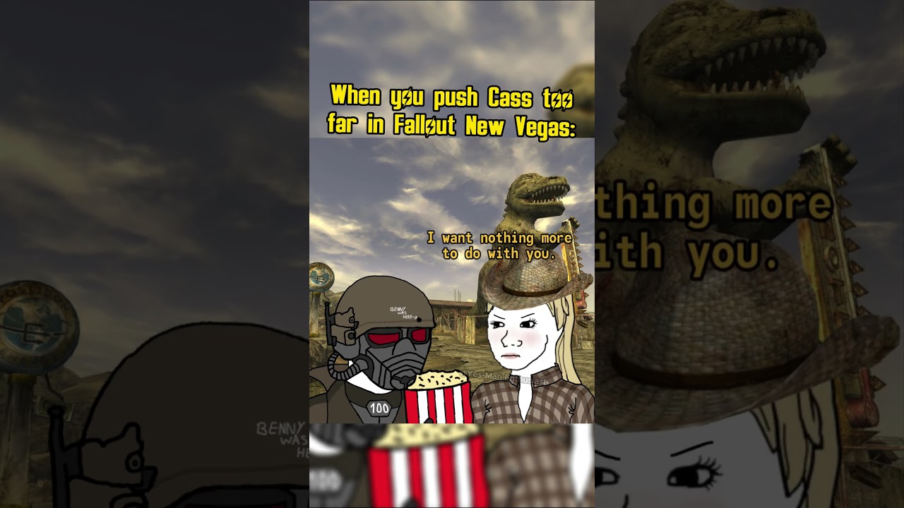 Pushing Cass Too Far in Fallout New Vegas 🎮
