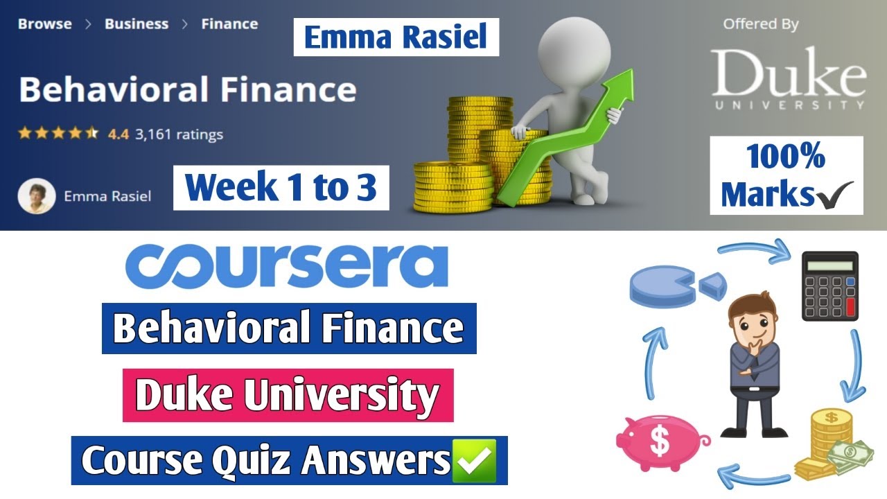 Master Behavioral Finance: Complete Week 1-3 Quiz Answers from Duke University 📚