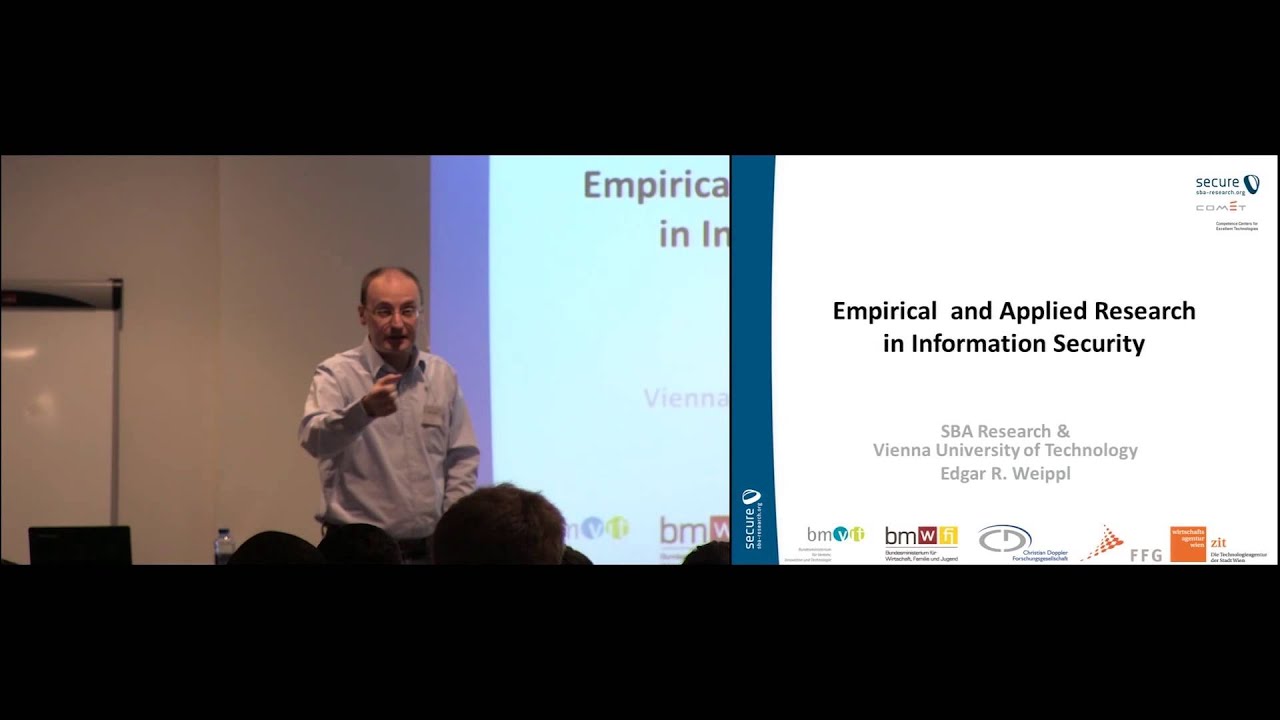 Explore the Latest Breakthroughs in Information Security 🔐 - Insights from Prof. Edgar Weippl (ICISSP 2015)