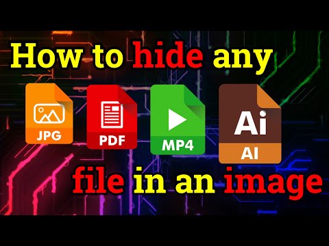 How To Hide Files Inside Image | Hiding Files In Images | Steganography | Windows Tricks | 2020 |