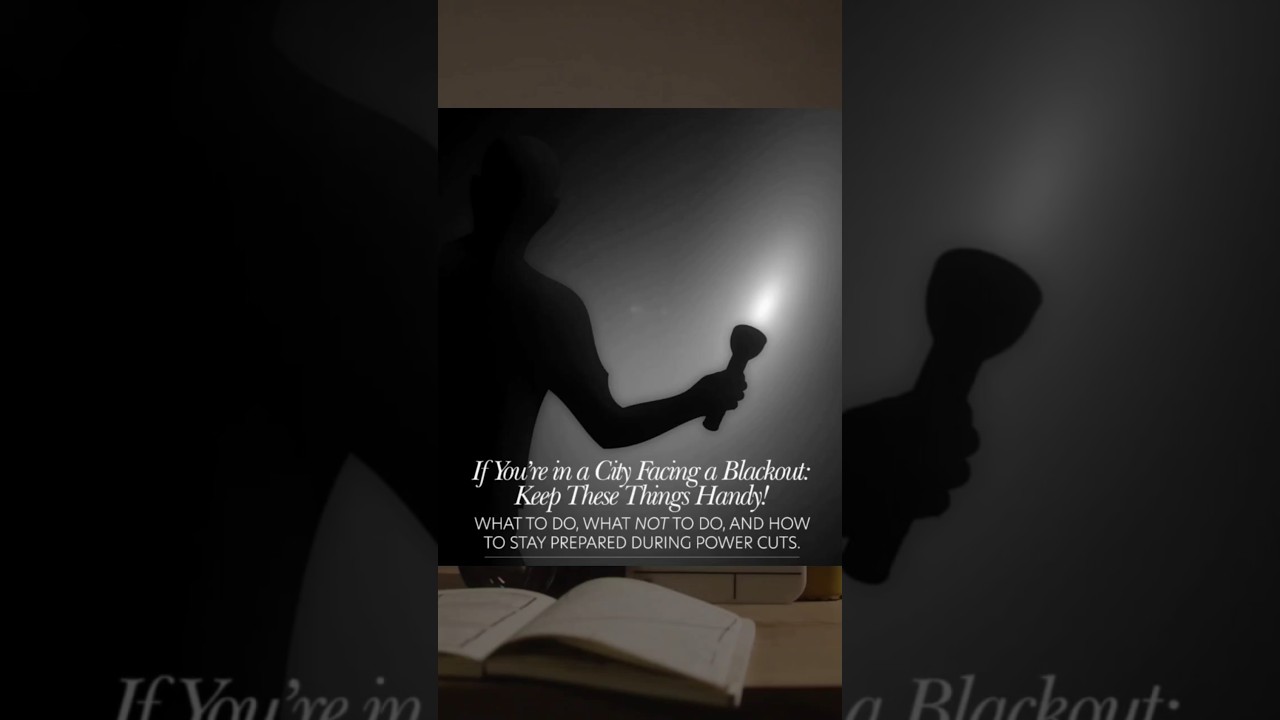 Safety Tips During BLACKOUT ⚠️