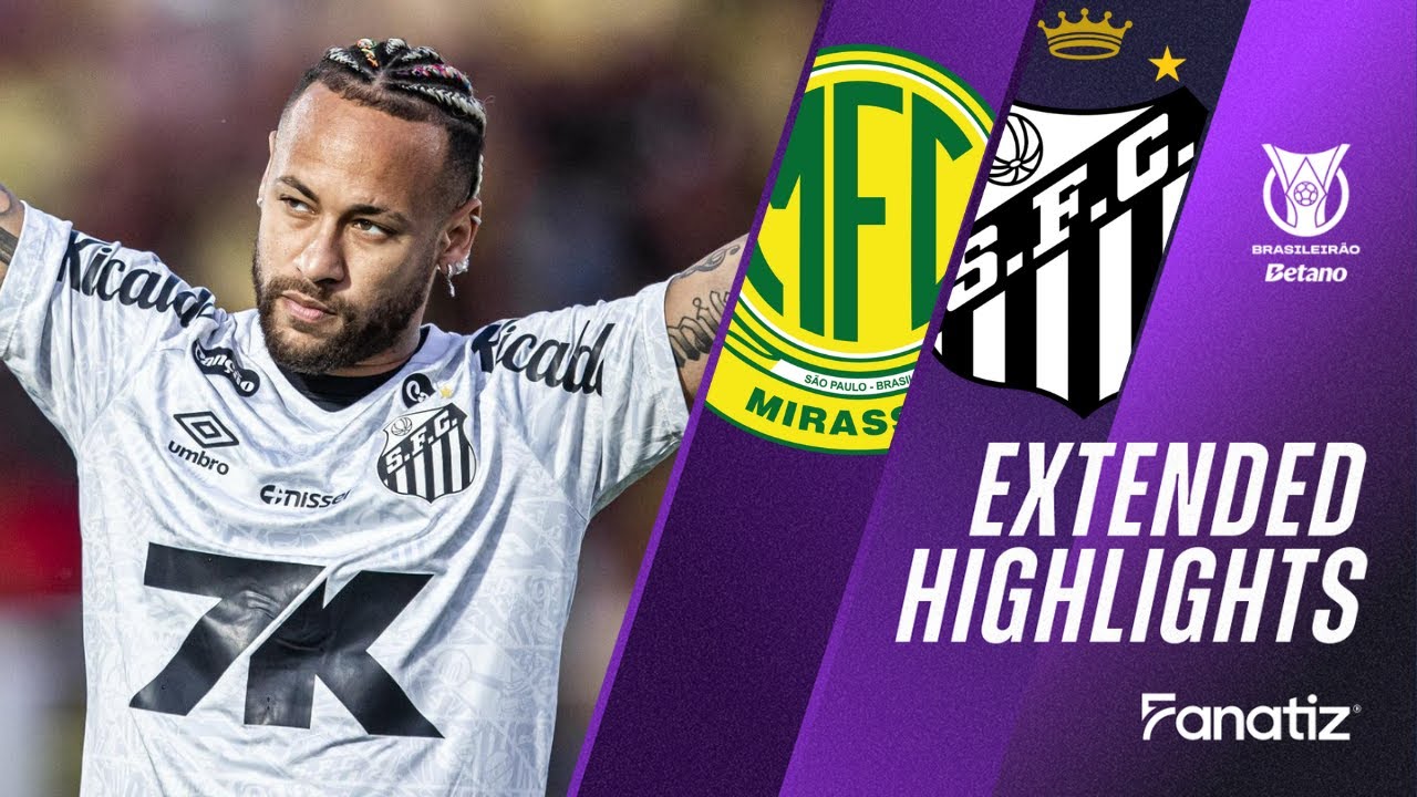 Mirassol Dominates Santos 3-0 | Brasileirão 2025 ⚽