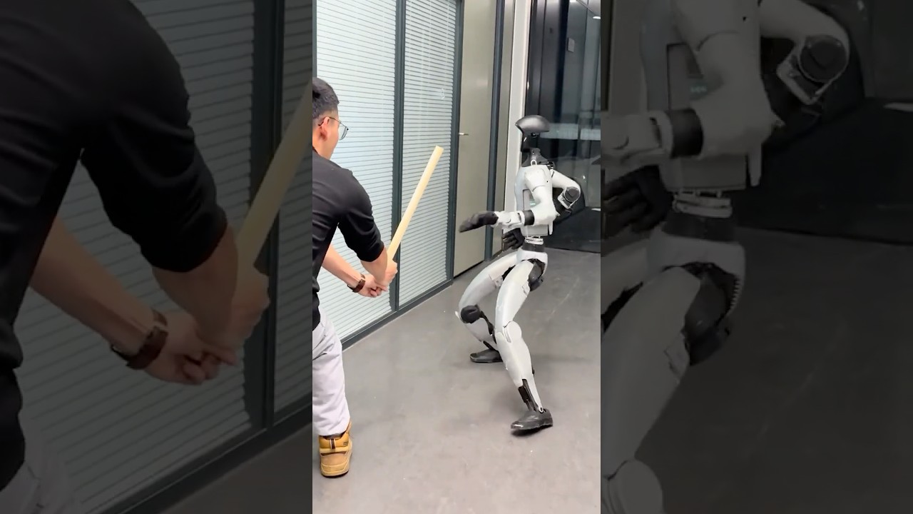 Kung Fu Robot Performs Stunning 720° Kick 🥋