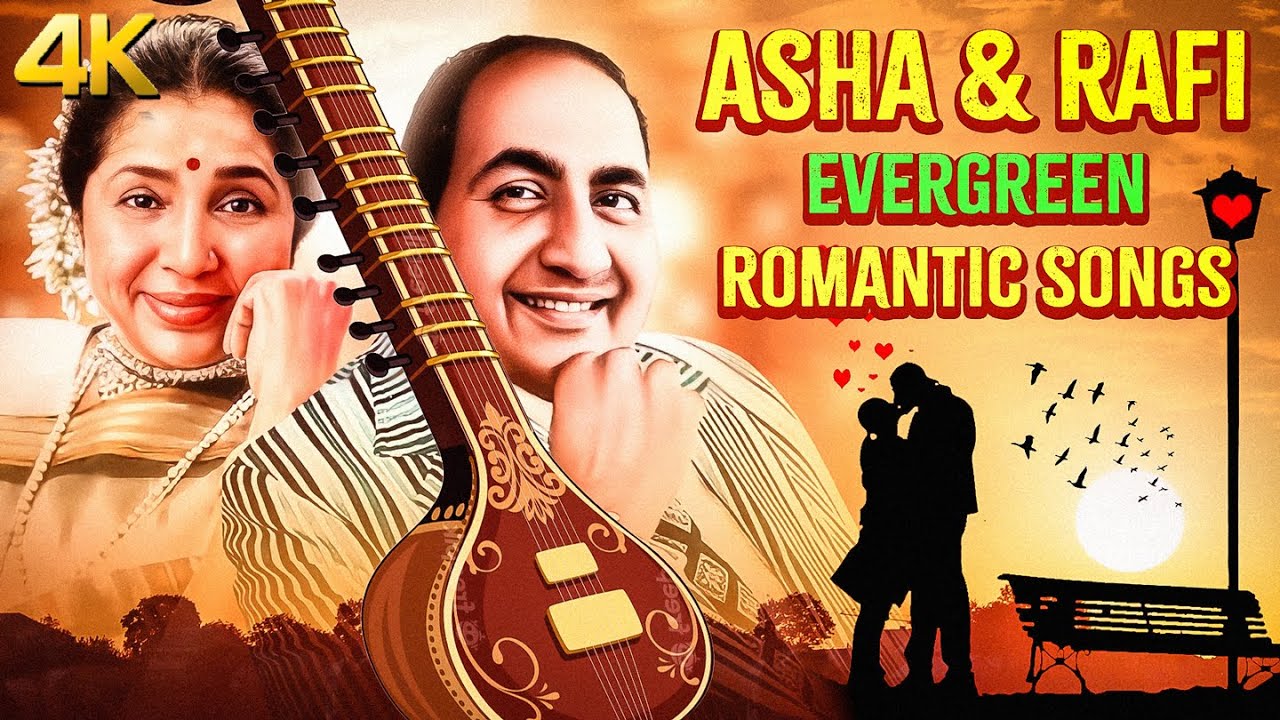 Asha Bhosle & Rafi's Romantic Bollywood Duets 🎶