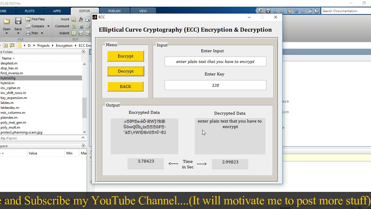 Secure Your Data with MATLAB ECC Encryption & Decryption π