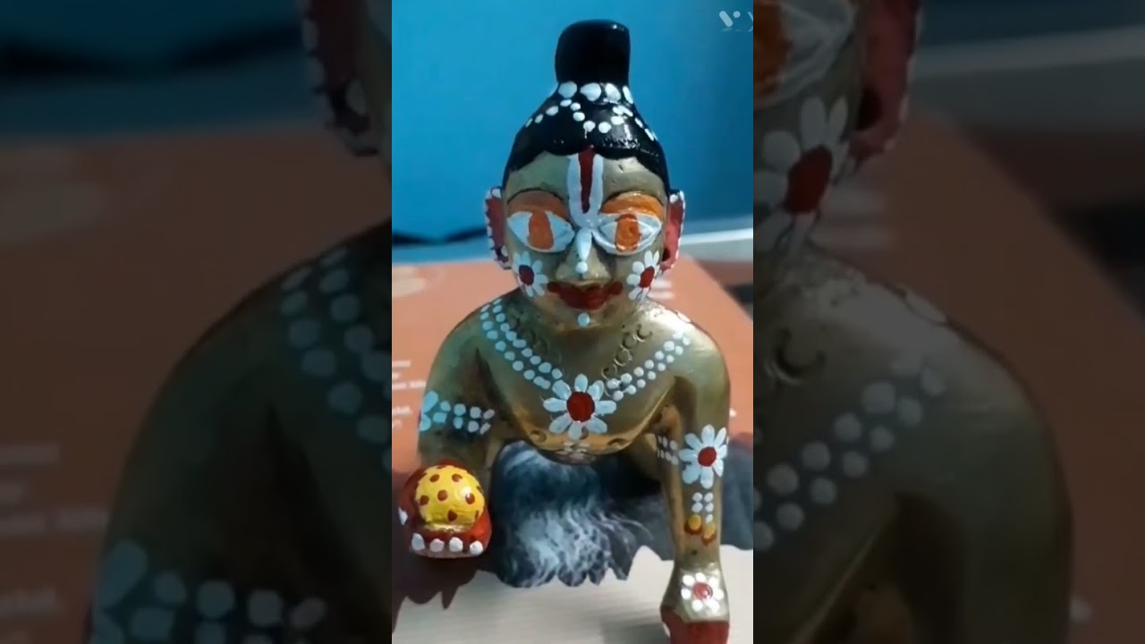 Beautiful Laddu Gopal Painting by Angarag 🎨 - Contact for Commissions