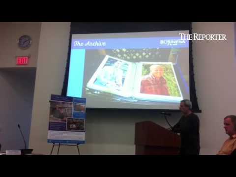 1/2 @lansdalepa EDC member Bruce Schwartz introduces and describes Business of the Month The Archive