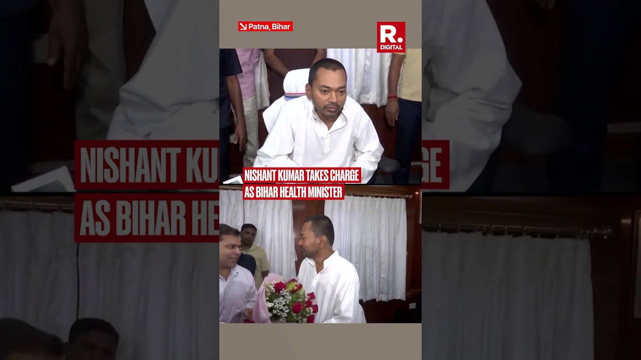 Nishant Kumar Takes Charge as Bihar Health Minister