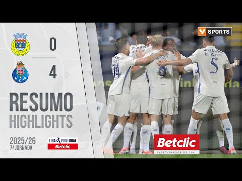 Resumo: Arouca 0-4 FC Porto (Liga 25/26 #7)