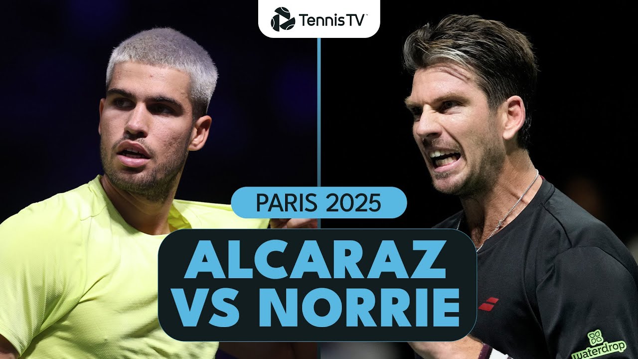 Cameron Norrie Stuns World No. 1 Carlos Alcaraz in Paris 2025! 🔥