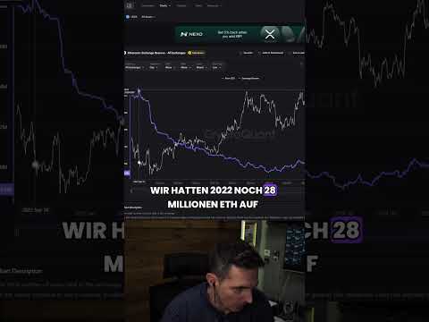 All time LOW - Keine ETH mehr auf den Börsen! 😱🚀 #ethereum #binance #kraken #coinbase #crypto #usd