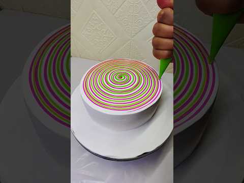 pink and Green jelly Zebra cake Design #shorts#feed#tending#cake#virals#video