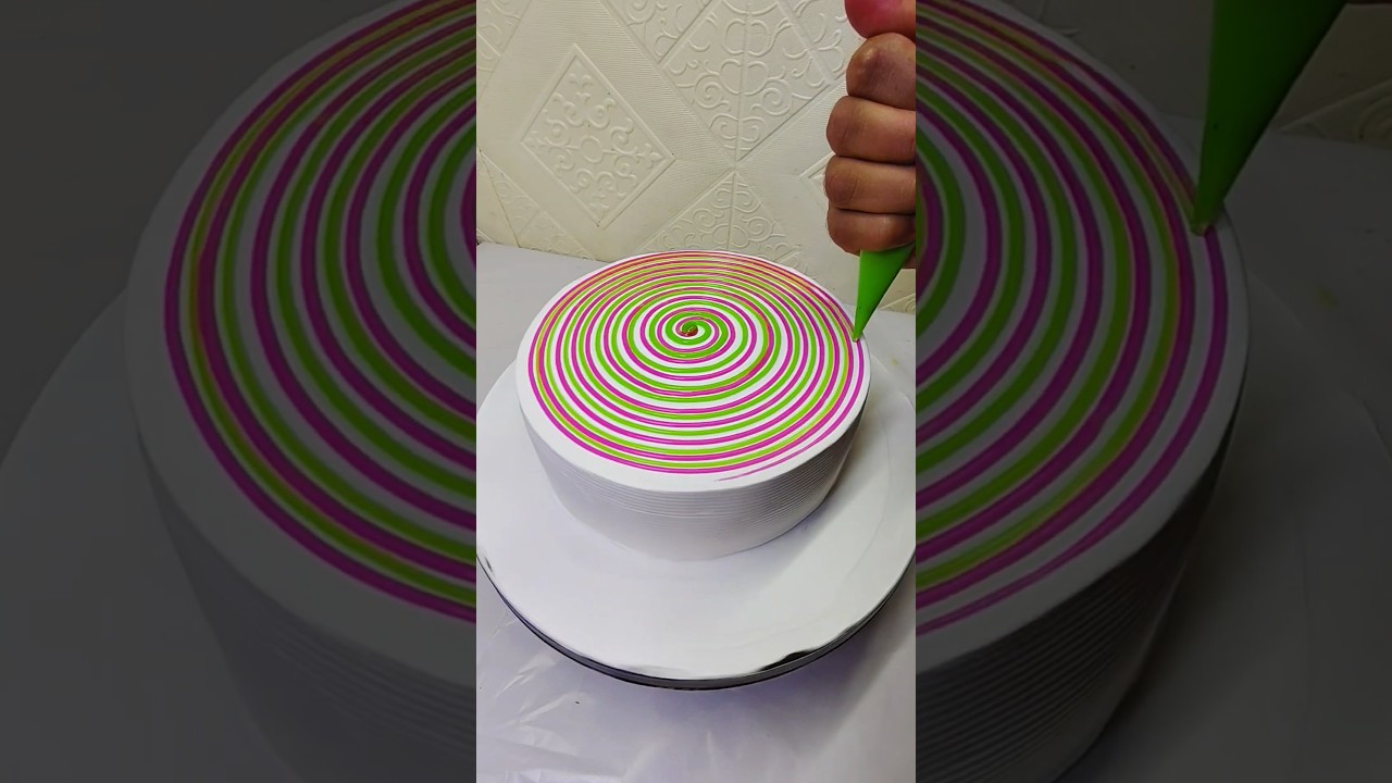 Stunning Pink & Green Jelly Zebra Cake Design 🦓 | Trendy & Viral Cake Idea