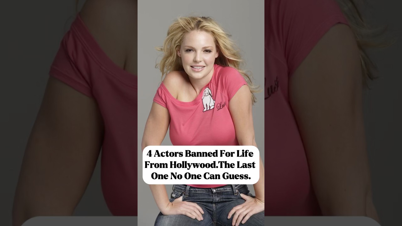 4 Actors Banned for Life from Hollywood 🎬