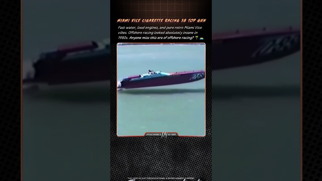 Miami Vice & Cigarette Racing 38 Top Gun 🛥️