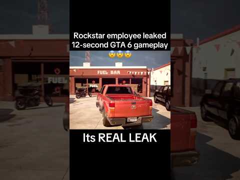 Rockstar employee leaked 12-second GTA 6 gameplay #gta6 #gta #pourtoi #viralvideo #viral #gaming #yt
