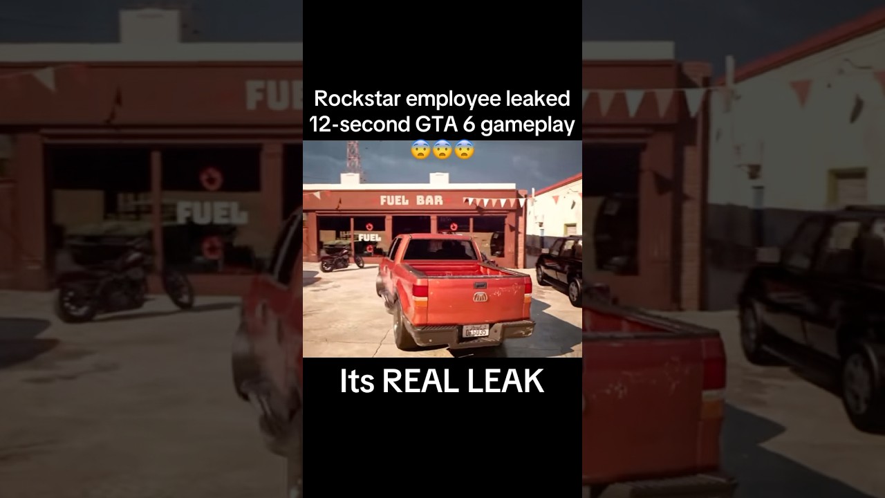 Leaked 12-Second GTA 6 Gameplay Footage by Rockstar Employee 🎮
