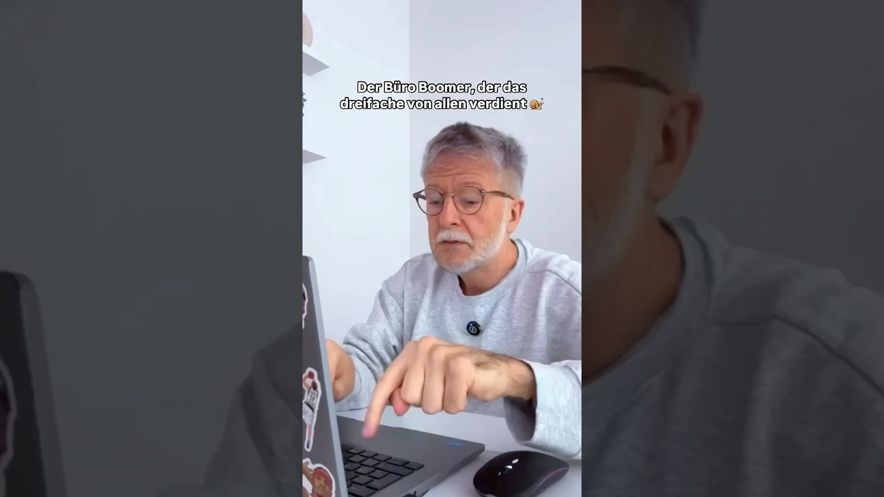 Der Büro Boomer, der das Dreifache von Allen Verdient