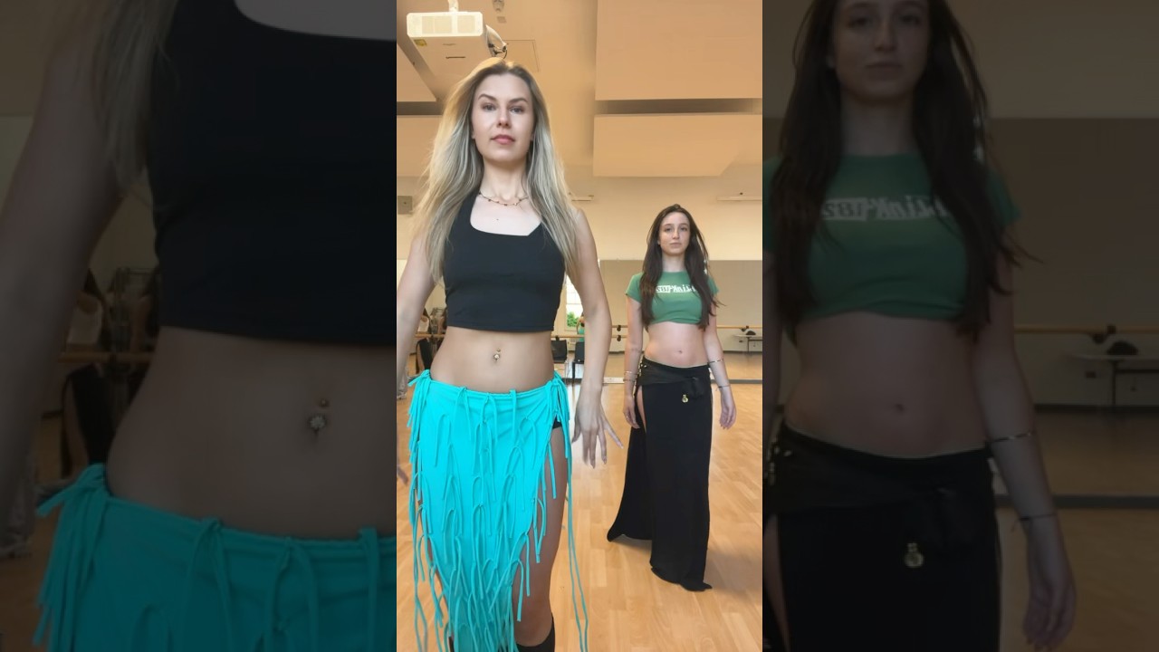 Practicing Bellydance with My Student 🥰