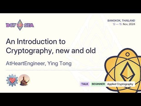 An Introduction to Cryptography, new and old | Devcon SEA
