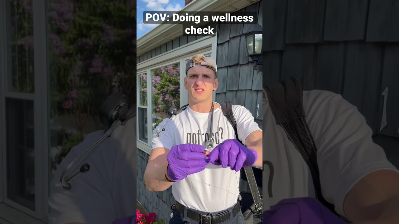 POV: Conducting a Wellness Check 🚑