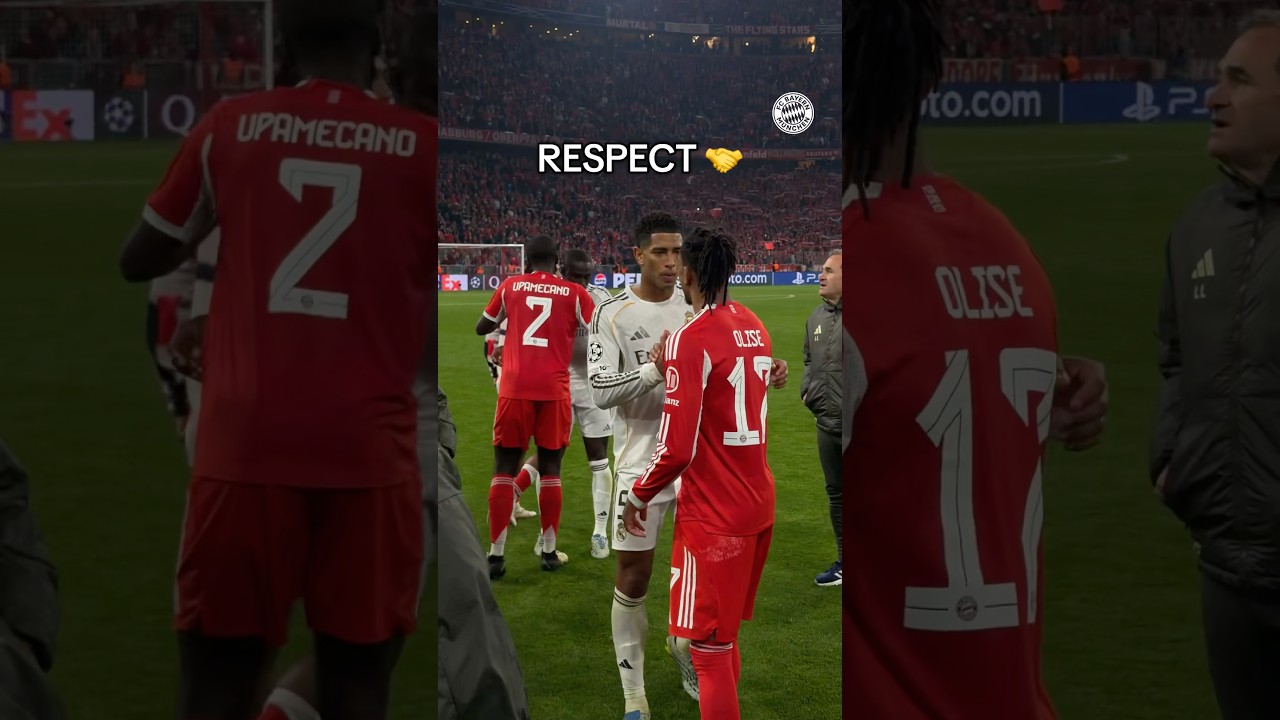 Respect after a tough battle vs Real Madrid 🤝