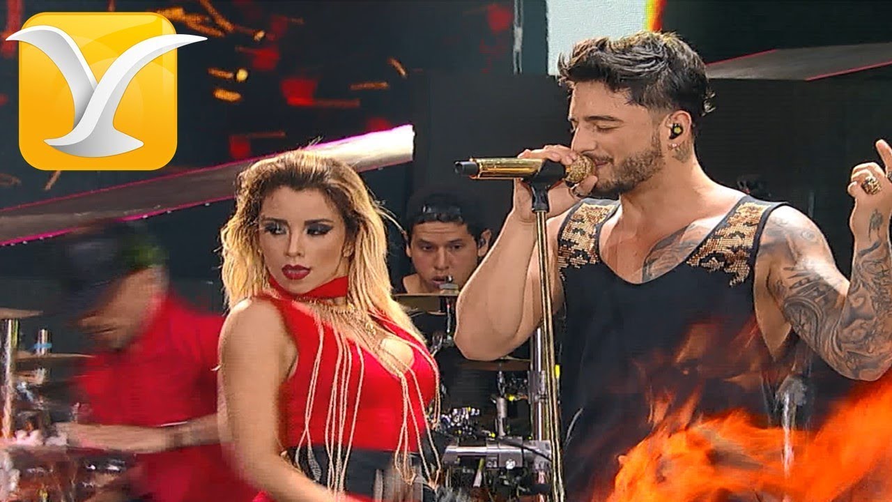 Maluma Performs 'La Temperatura' at Viña 2017 🎤