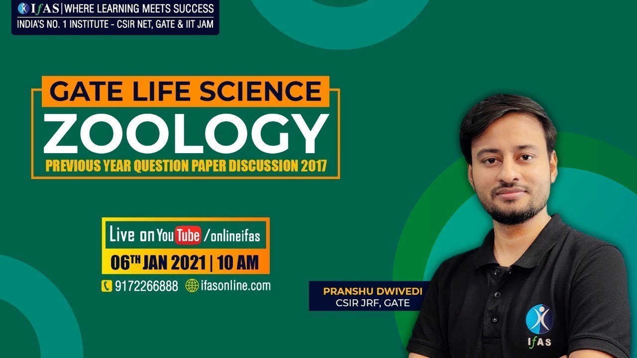 GATE 2017 Zoology Paper Analysis & Key Insights 🦒